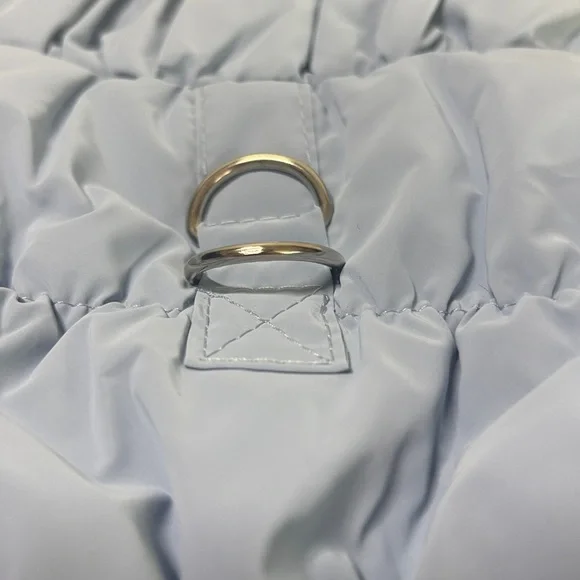 Chic Light Blue Quilted Pet Jacket Medium But Fits Like a Small - Picture 2 of 5